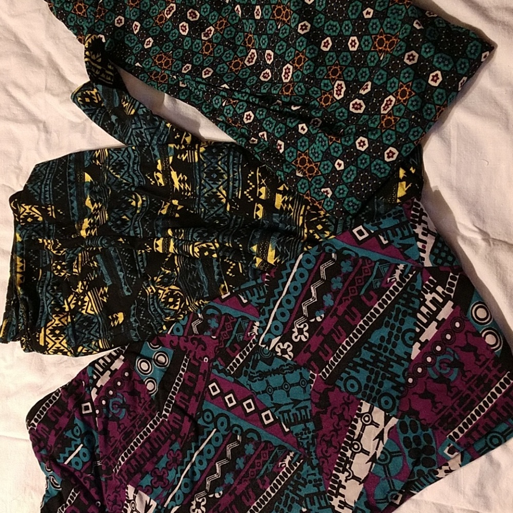Lot of 3 lularoe leggings